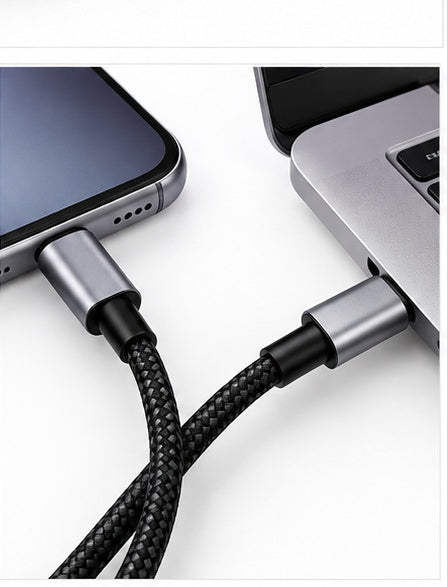 Reh-Acc 2-Pack USB-C to USB-C Braided Cables 3ft Black/Silver iPhone 18