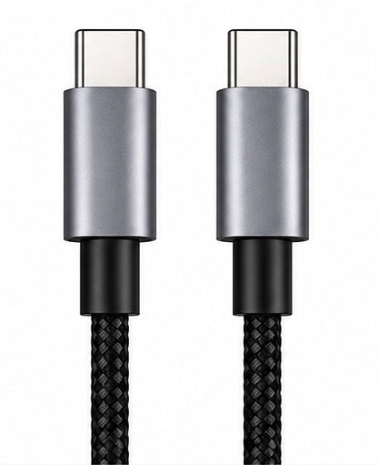 Reh-Acc 2-Pack USB-C to USB-C Braided Cables 3ft Black/Silver iPhone 18