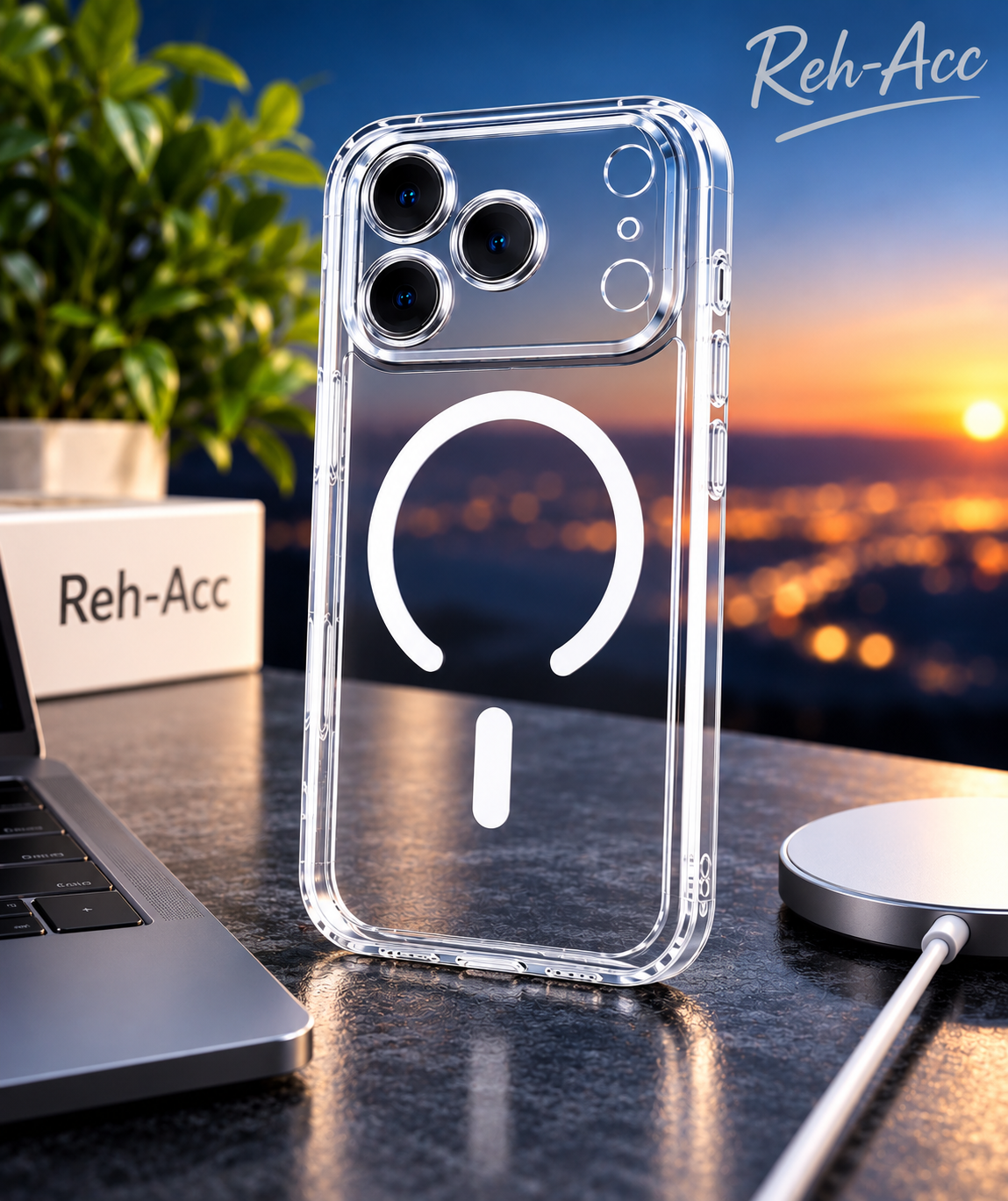 Clear Magnetic Case For Iphone 17 / 18 Pro and Pro Max